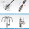 Kibi Circular Single Handle Pull Down Kitchen & Bar Sink Faucet KKF2011BN - alternate 7